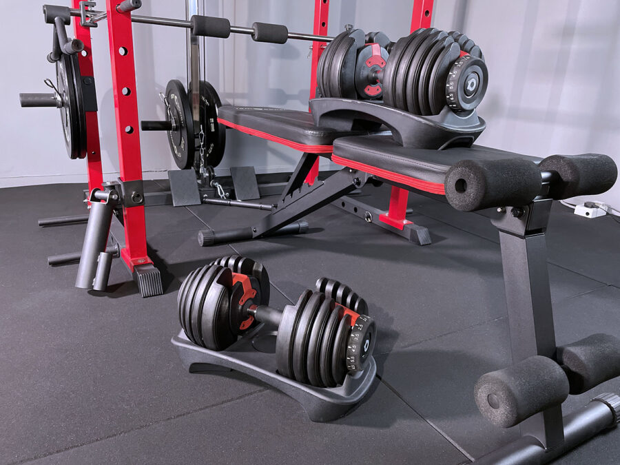 24kg adjustable dumbbell lifestyle
