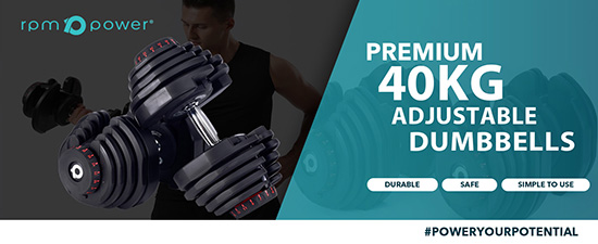 40kg Adjustable Dumbbell Pair Product Features