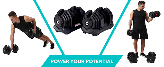 40kg Adjustable Dumbbell Pair Product Features