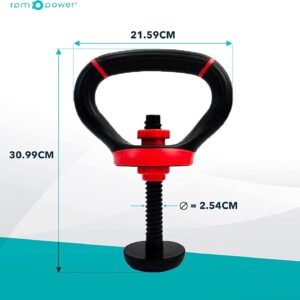 Adjustable Kettlebell Product Features and dimensions