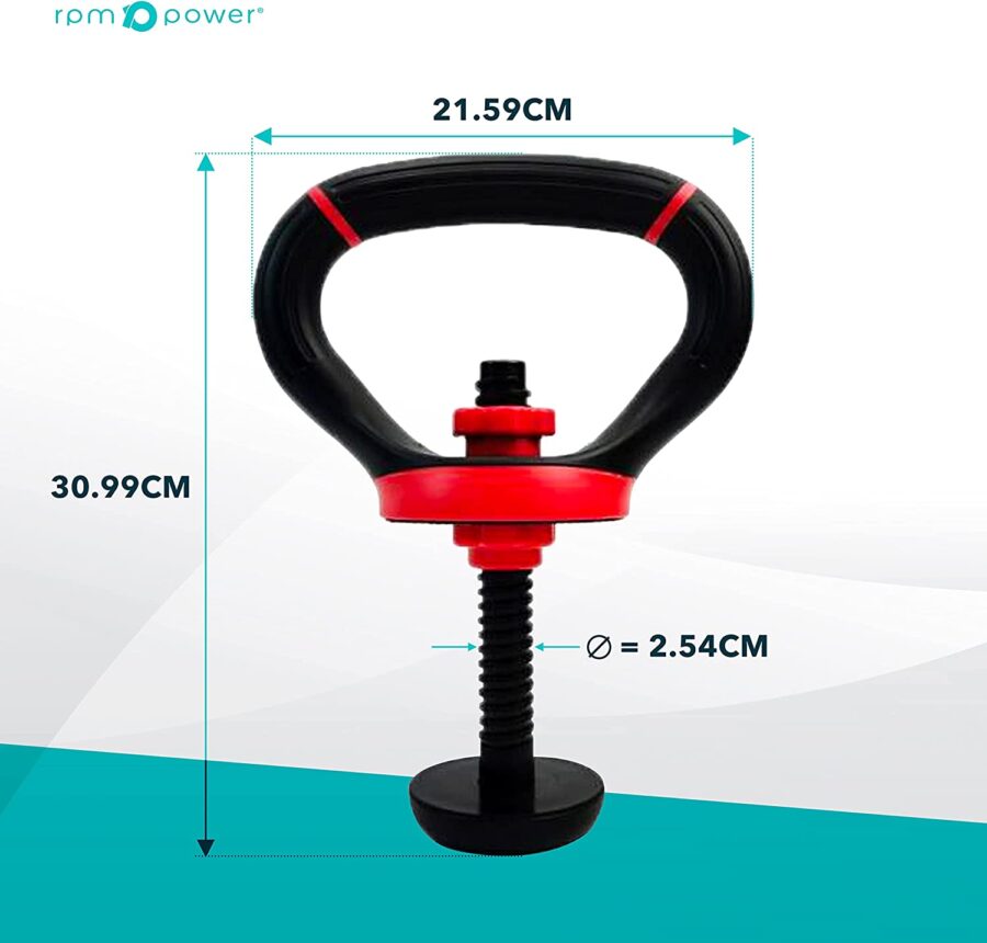Adjustable Kettlebell Product Features and dimensions