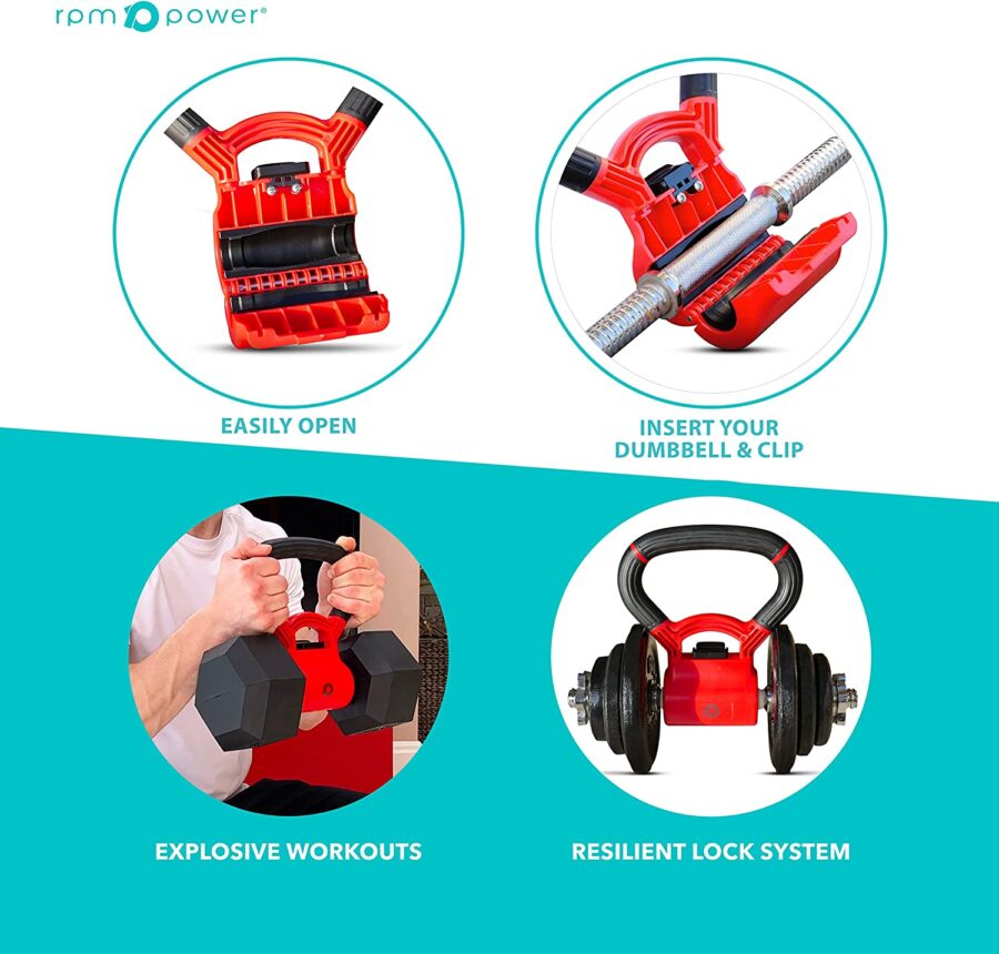 Adjustable Kettlebell Product Features and text