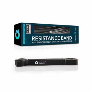 Pull-Up Assist Resistance Bands (Single) - Medium (Black) | 21mm / 25 – 65lbs