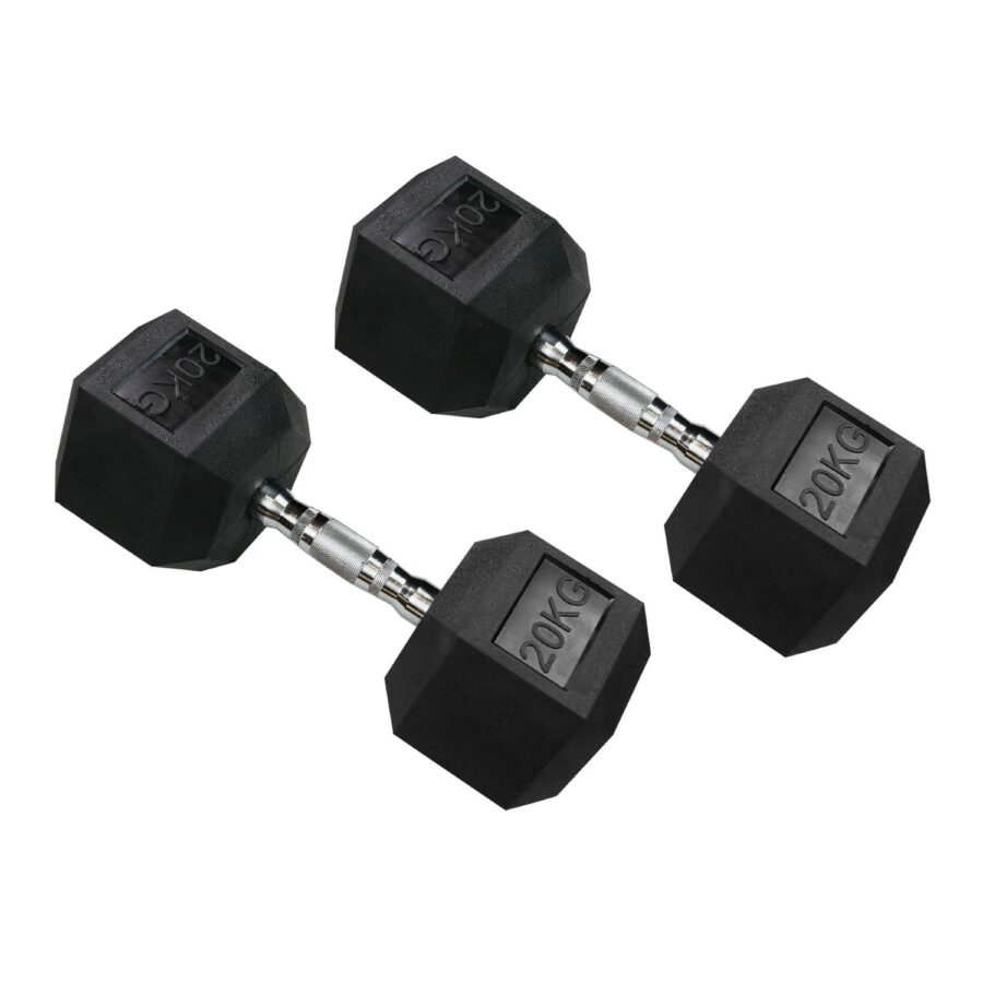 hex dumbbell 20kg pair ireland