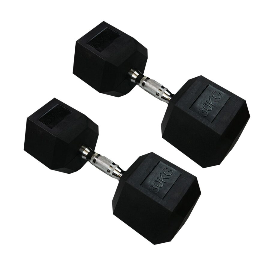 hex dumbbell 30kg pair