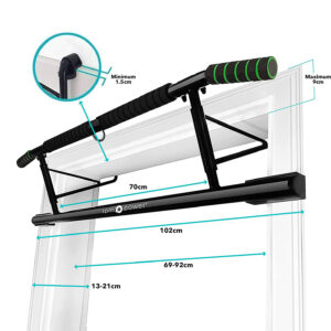 Door pull up bar dimensions