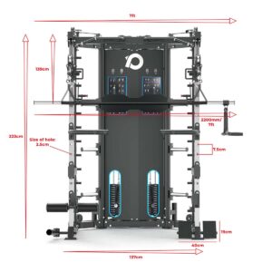 Kratos MultiGym with dimensions
