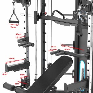 Kratos MultiGym with dimensions