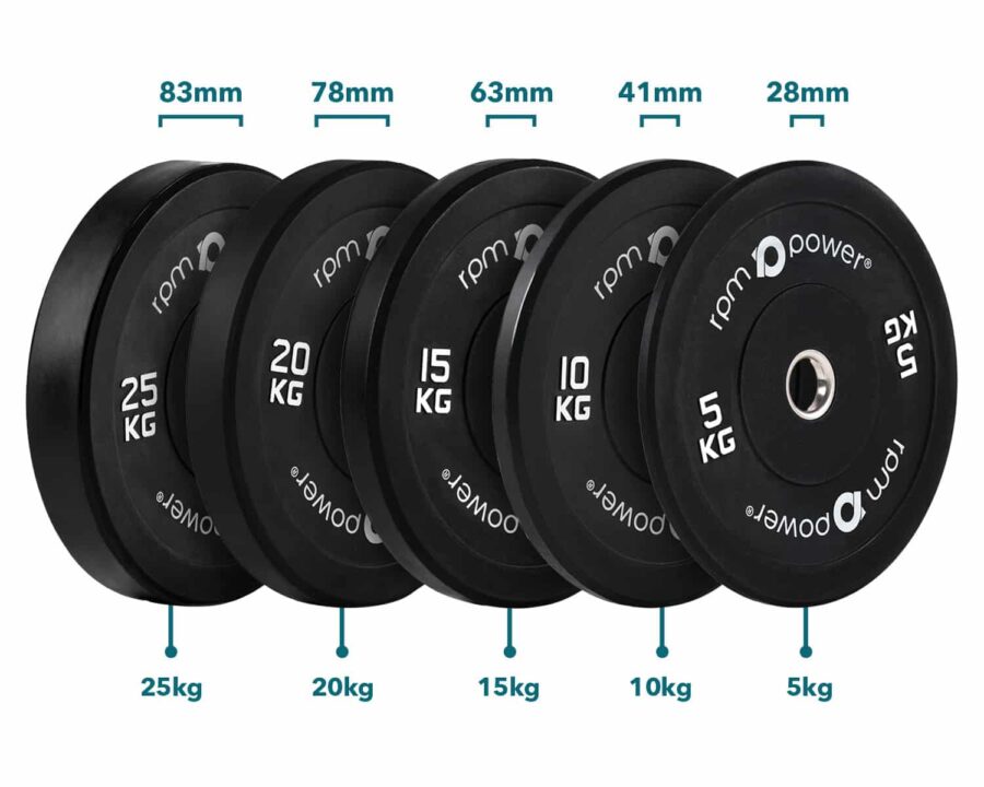 Weight Plates Elite 150kg (Black) (10-Piece Set) - Image 5