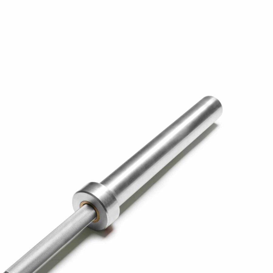 Olympic Barbell Elite 6ft 15kg (Silver) - Image 5