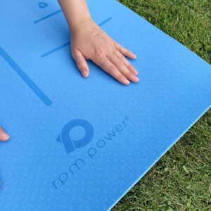 yoga mat tpe close up grass