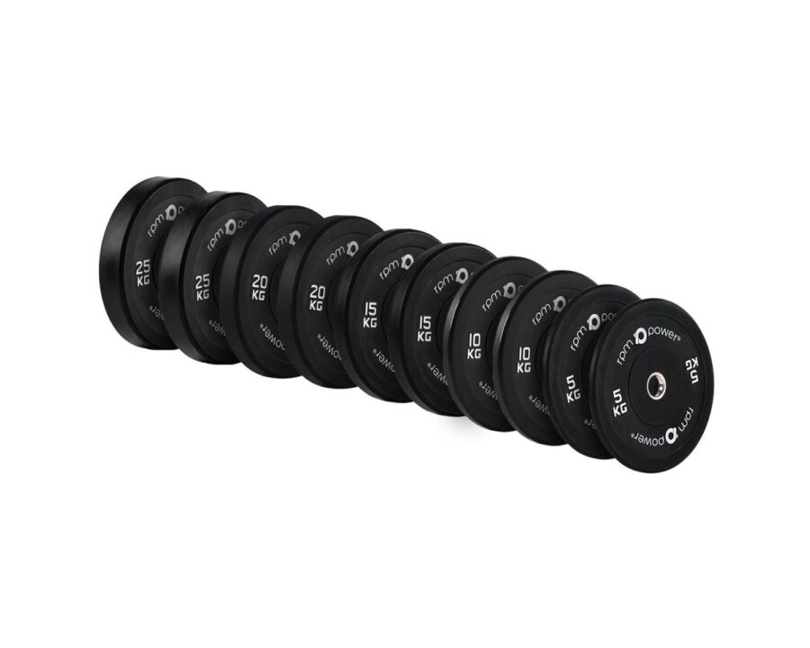 Weight Plates Elite 150kg (Black) (10-Piece Set) - Image 2