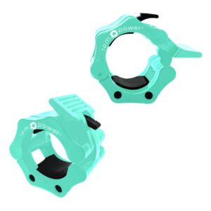 Essential Barbell Snap Collars (Pair) - Cyan Collar Clamp