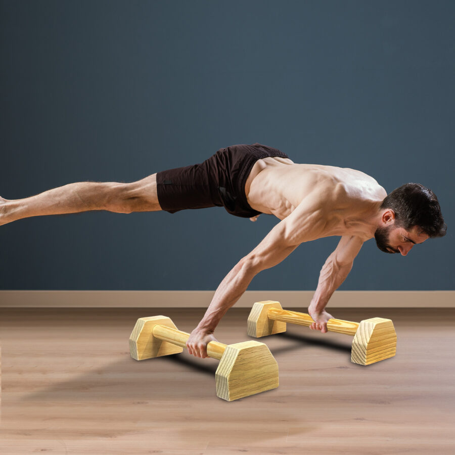 Wooden Parallettes | Calisthenics Bars (Pair) - Image 9