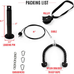 weight cable pulley system