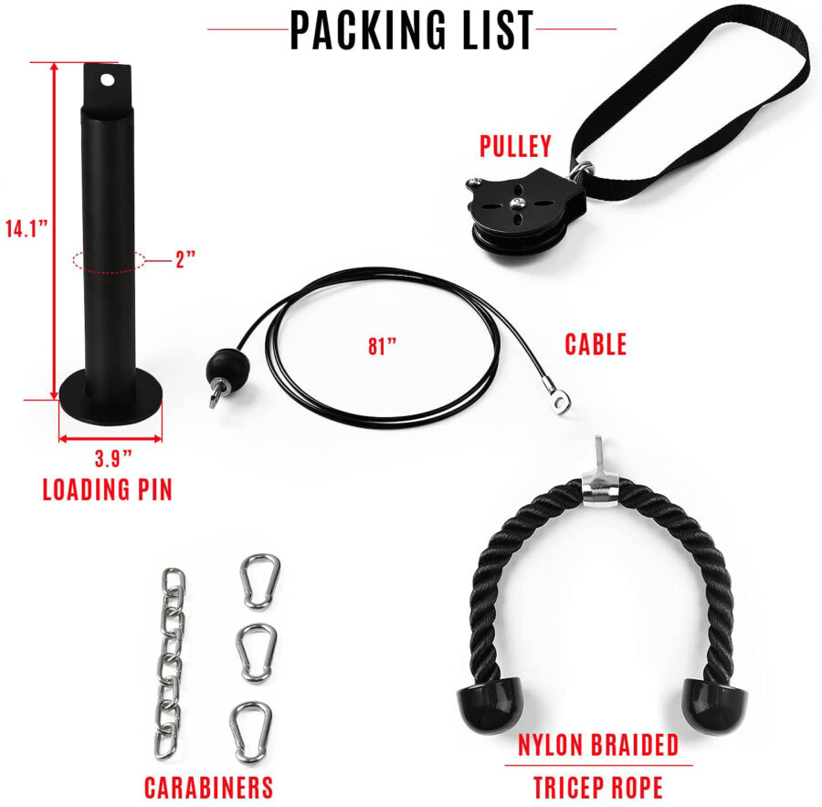 weight cable pulley system