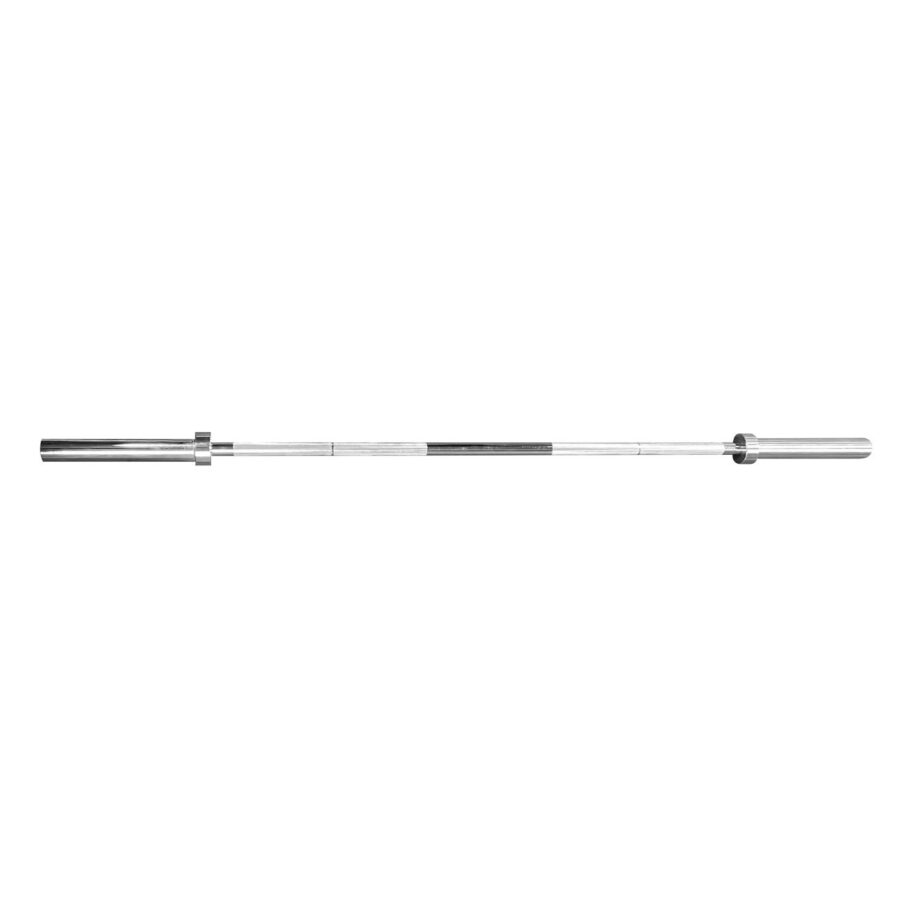 Olympic Barbell Essential 6ft 11kg (Silver) - Image 4