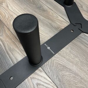 Barbell and Weight Plate Wall Mounted Storage Peg Close Up