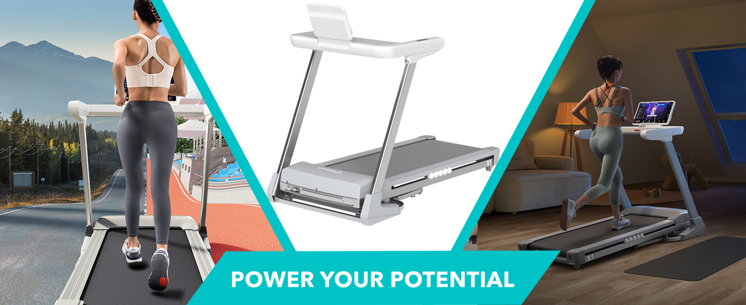 Foldable Treadmill and descriptive text