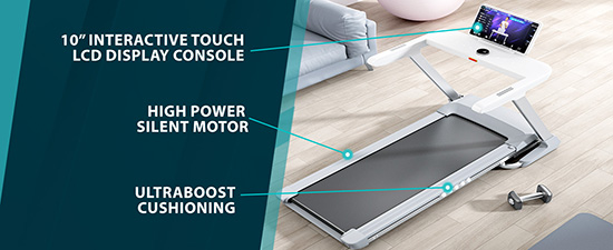 Foldable Treadmill and descriptive text