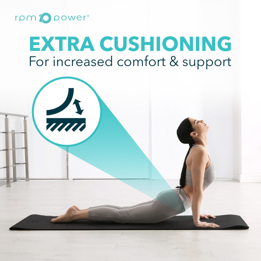Yoga Mat with Alignment Lines