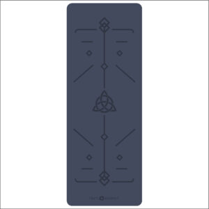 Yoga Mat with Alignment Lines