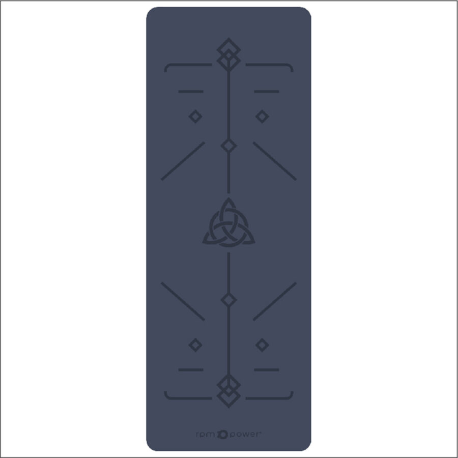 Yoga Mat with Alignment Lines
