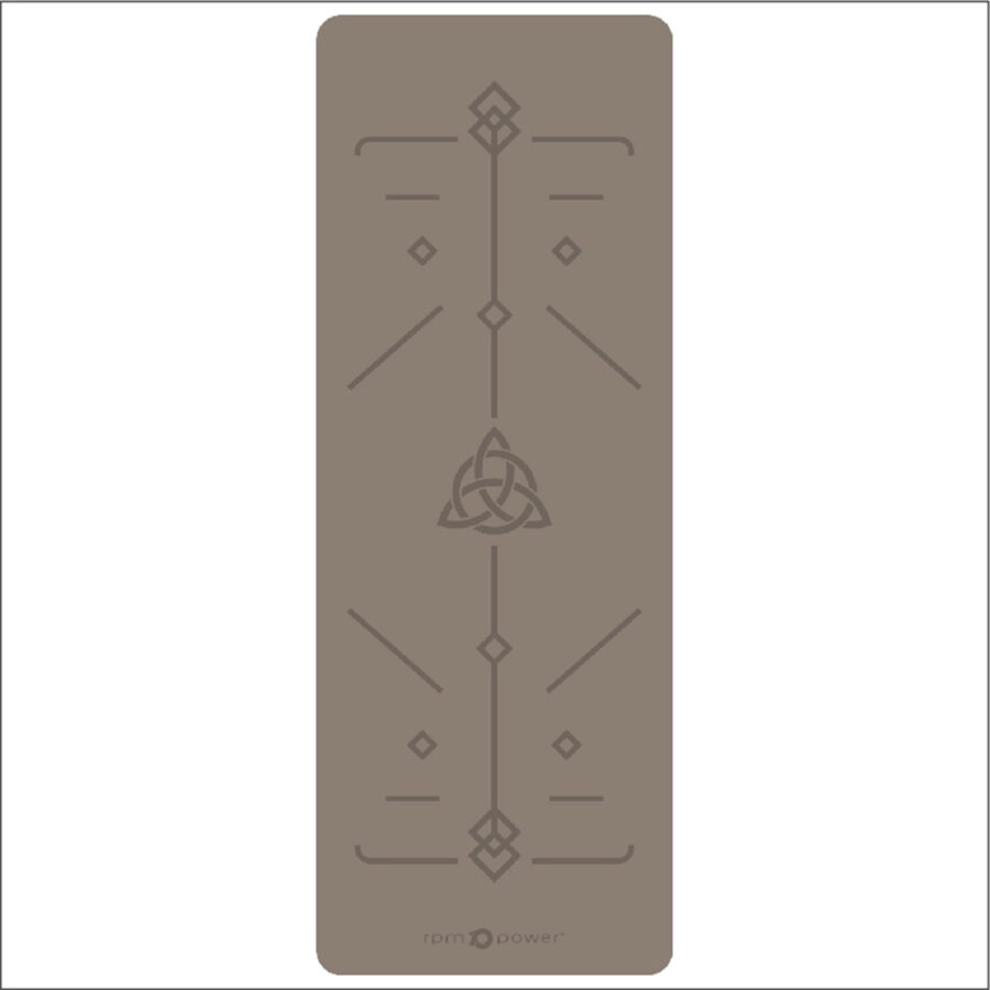 PU Yoga Mat with Alignment Lines