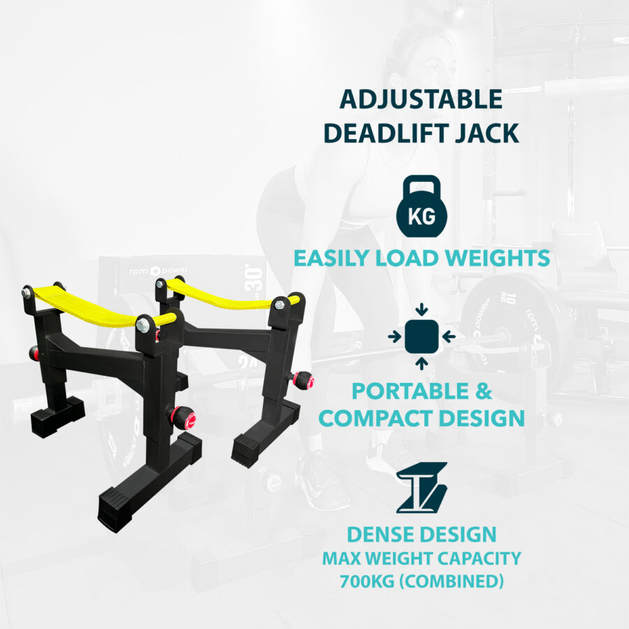 Adjustable Deadlift Jack Stands (Pair) - Image 12