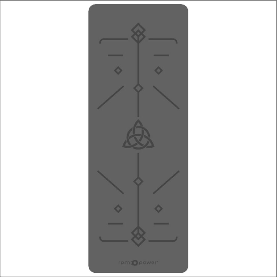 PU Yoga Mat with Alignment Lines