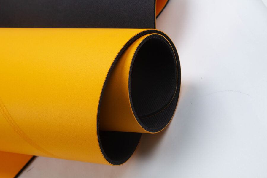 Yoga Mat with Alignment Lines