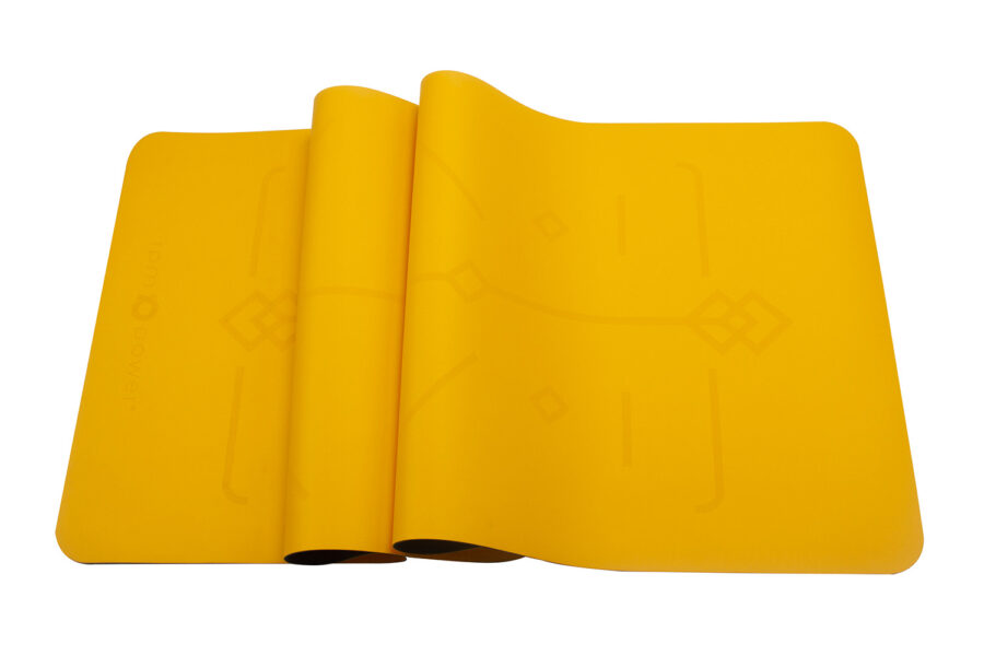 Yoga Mat with Alignment Lines