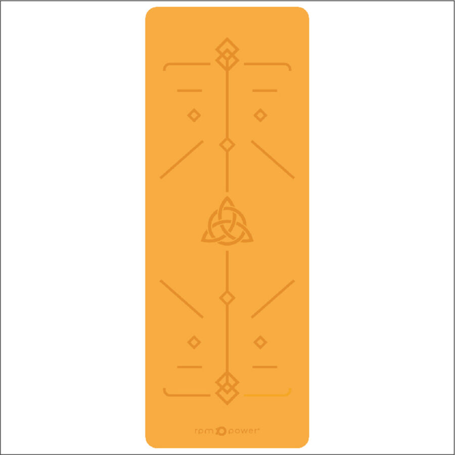 Yoga Mat with Alignment Lines