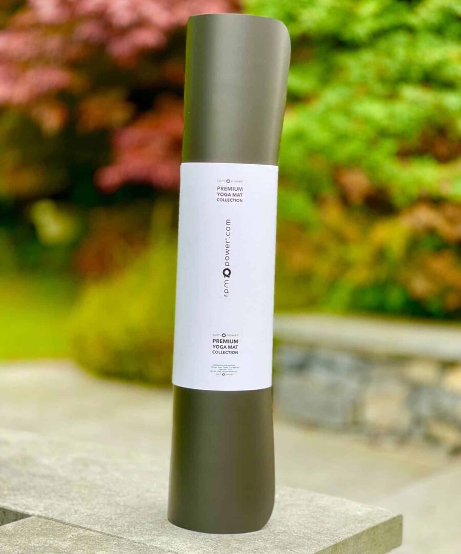 Yoga Mat PU Padmasana (Dark Olive) - Image 4