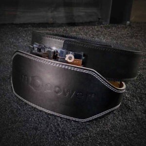 The RPM Power Powerlifting Belt Ultra and the HomeFlex Weightlifting Belts stacked on top of eachother.
