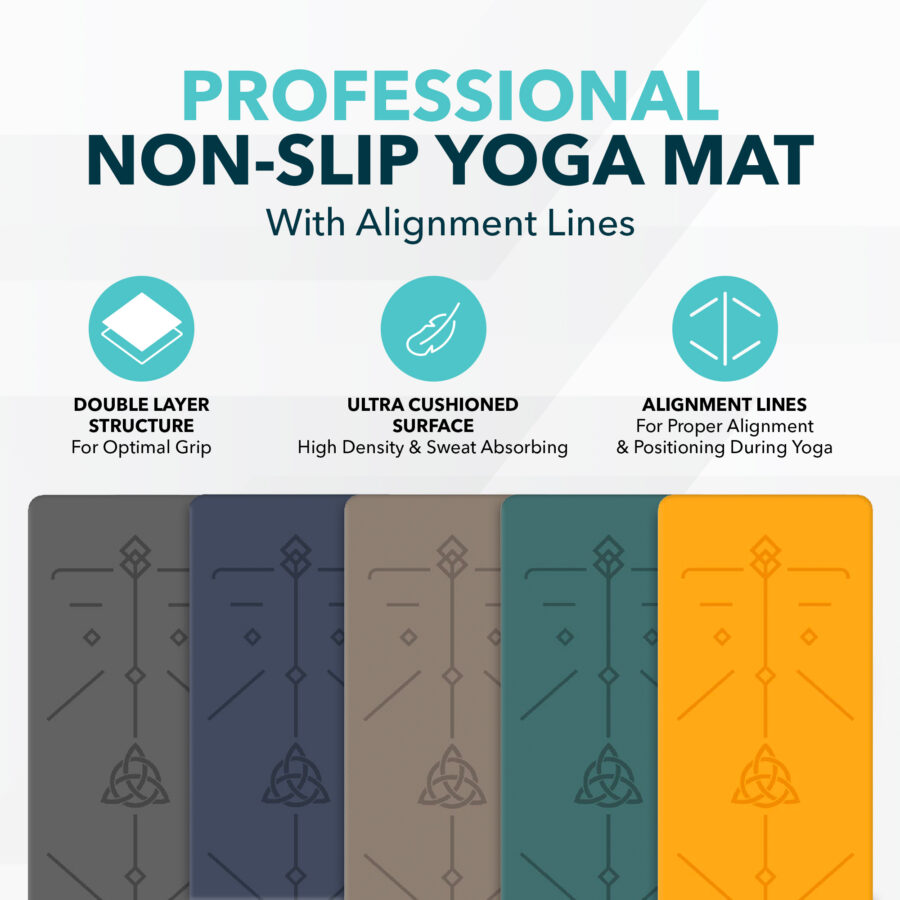 Yoga Mat Celtic | An Réim Fholláin (Dark Blue) - Image 5