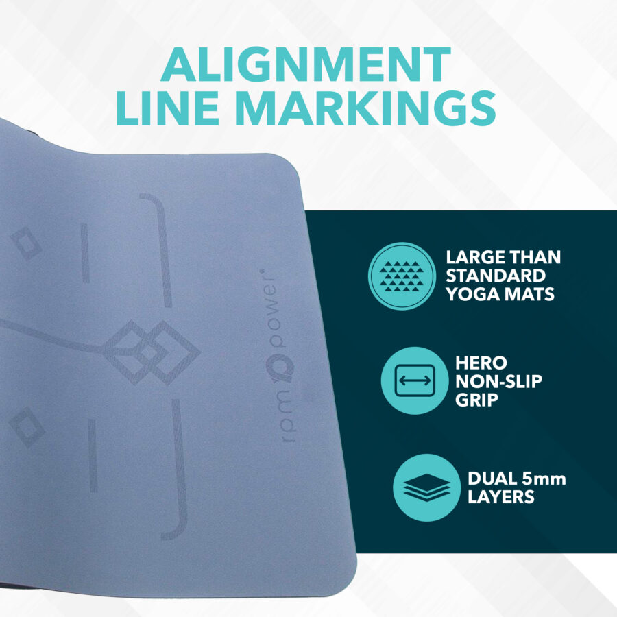 Yoga Mat with Feature Text