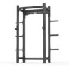 Commercial Grade Half Rack with J-Hooks, Pull Up Bar & Weight Plate Pegs