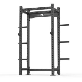 Commercial Grade Half Rack with J-Hooks, Pull Up Bar & Weight Plate Pegs