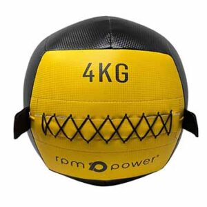 4kg yellow wall ball from RPM Power