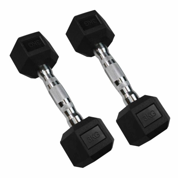 3kg Hex Dumbbell Pair