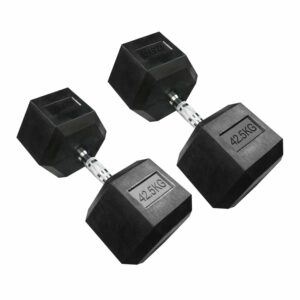 42.5kg Hex Dumbbell Pair