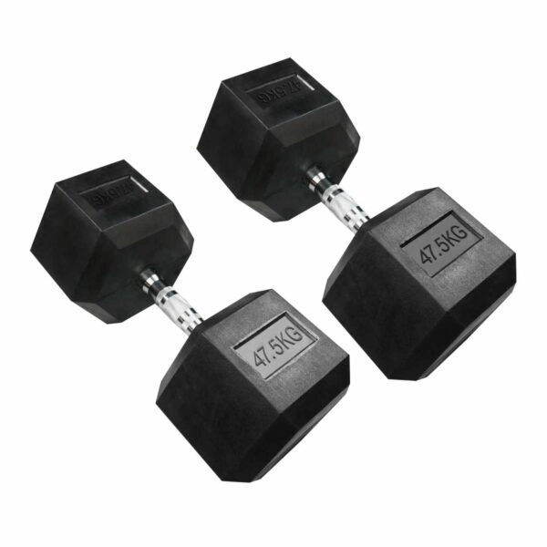 47.5kg Hex Dumbbell Pair