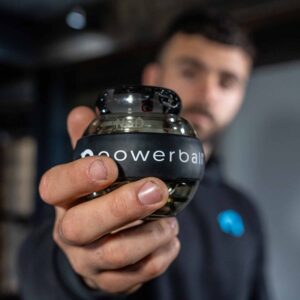 Man with Powerball Gyroscope
