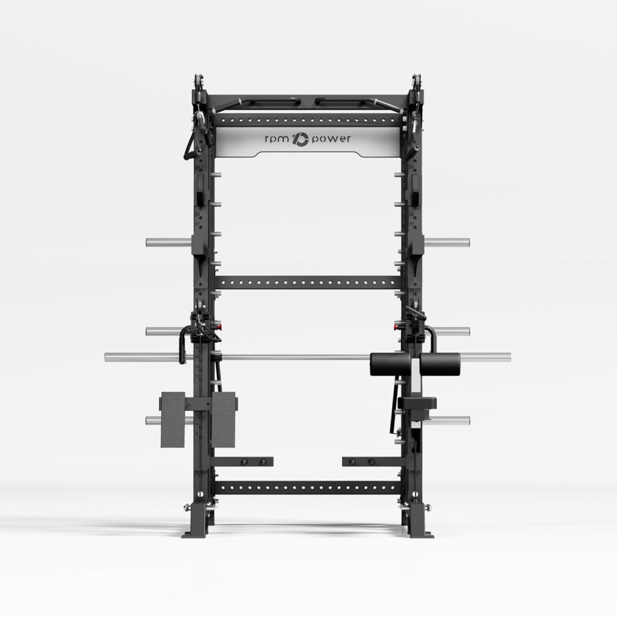 Multigym with Smith Rail, Cable Machine & Squat Rack