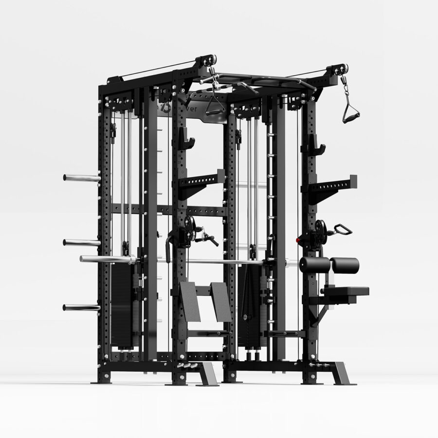 Multigym with Smith Rail, Cable Machine & Squat Rack