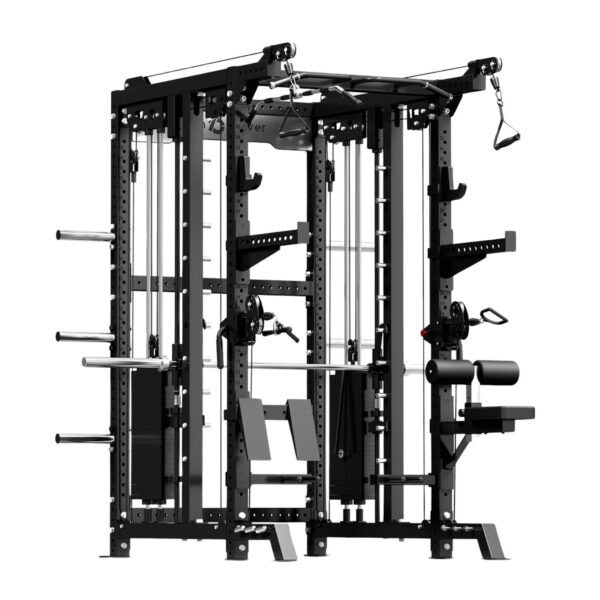 Multigym with Smith Rail, Cable Machine & Squat Rack