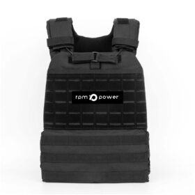 Black Adjustable Weighted Vest