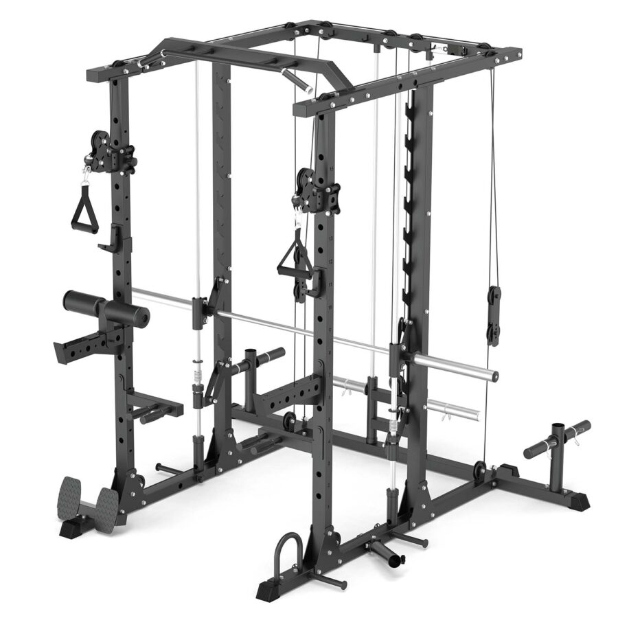 Crossover Cable Multi-Gym with Smith Bar