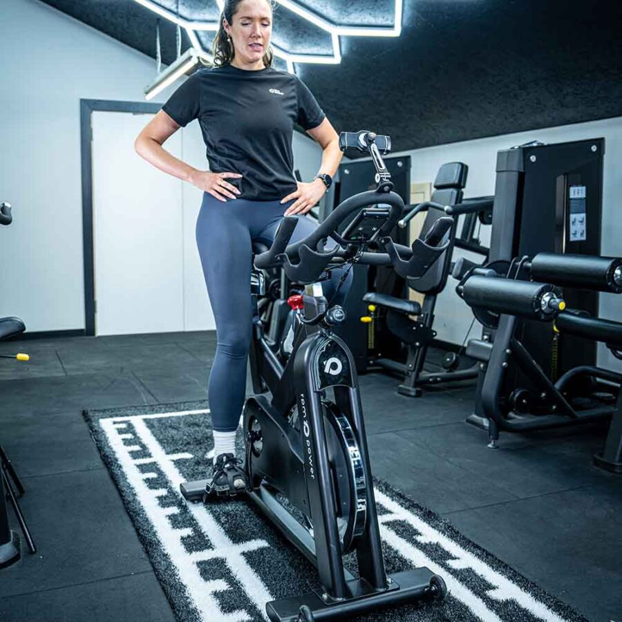 Women on Exercise Bike